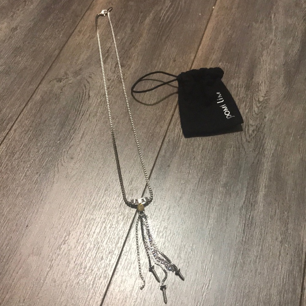 NWOT Joomi Lim statement necklace with stone.
